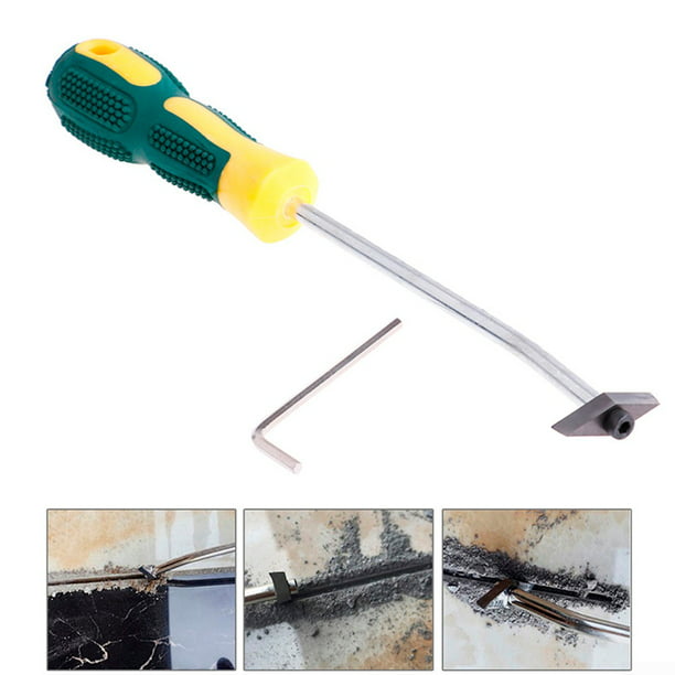 Goday Professional Tile Gap Cleaning Slotting Machine Alloy Tungsten Steel Wall Seam Clean Tool for Renovation Construction 